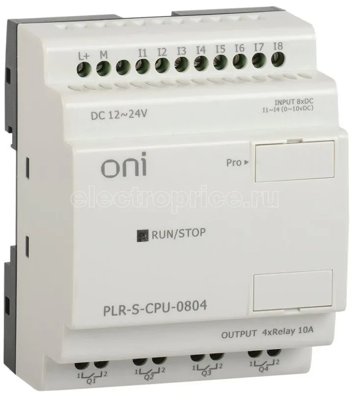 Фото Реле логическое PLR-S. CPU0804 ONI PLR-S-CPU-0804