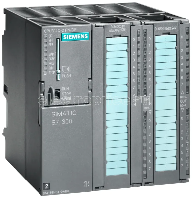 Фото Процессор ЦПУ CPU SIMATIC S7-300 314C-2PN/DP Siemens 6ES73146EH040AB0