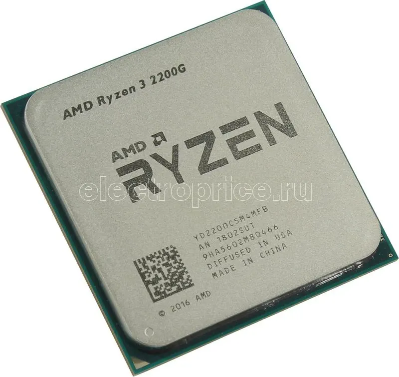 Фото Процессор Ryzen 3 2200G AM4 OEM YD2200C5M4MFB AMD