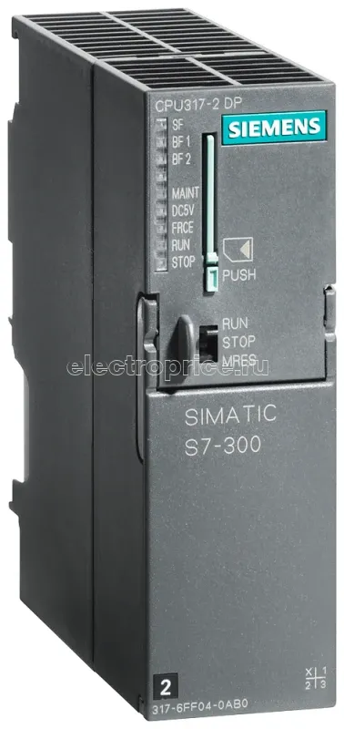 Фото Контроллер SIMATIC S7-300 CPU 317-2 DP Siemens 6ES73172AK140AB0