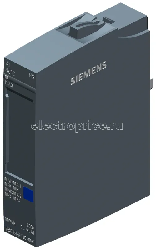 Фото Модуль аналоговых входов SIMATIC ET 200SP AI 4xTC скоростной Siemens 6ES71346JD000DA1