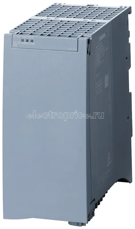 Фото Блок питания системный SIMATIC S7-1500 PS 60Вт 120/230В AC/DC формирует внутреннее питание задней шины для S7-1500вх. напряжение питания 120/230В Siemens 6ES75070RA000AB0