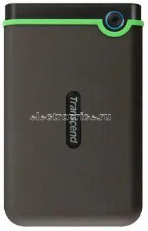 Фото Диск жесткий USB 3.0 1Tb TS1TSJ25M3S StoreJet 25M3S (5400rpm) 2.5дюйм сер. Transcend 1053456