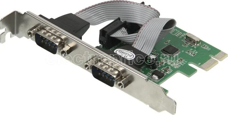 Фото Контроллер PCI-E WCH382 2хCOM Ret ASIA PCIE WCH 2S LP 1003121