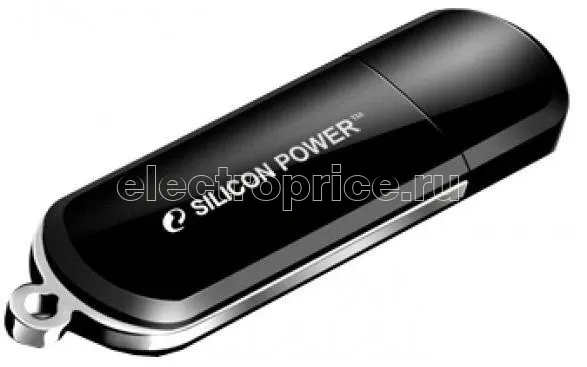 Фото Флеш-диск 64Гбайт LuxMini 322 SP064GBUF2322V1K USB2.0 черн. SILICON POWER 762829