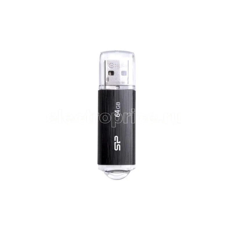 Фото Флеш-диск 64Гбайт Ultima U02 SP064GBUF2U02V1K USB2.0 черн. SILICON POWER 1060159