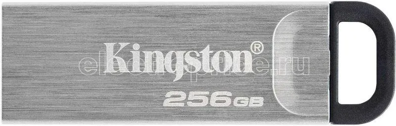 Фото Флеш-диск 256Гбайт DataTraveler Kyson DTKN/256Гбайт USB3.1 серебр./черн. KINGSTON 1477033