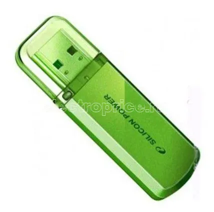 Фото Флеш-диск 16Гбайт Helios 101 SP016GBUF2101V1N USB2.0 зел. SILICON POWER 591886