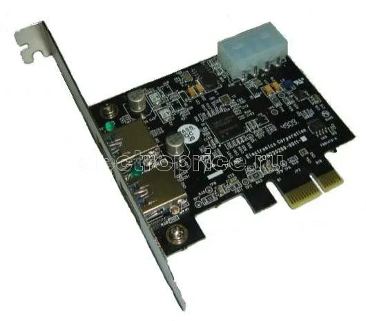 Фото Контроллер PCI-E Nec D720200F1 2хUSB3.0 Bulk ASIA PCIE 2P USB3.0 581270