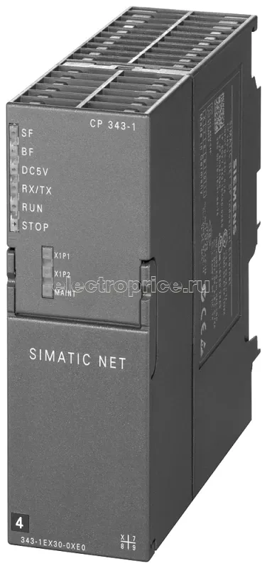 Фото Процессор коммуникационный SIMATIC NET CP 343-1 Siemens 6GK73431EX300XE0