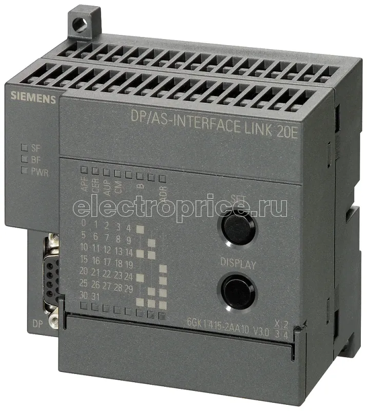 Фото Интерфейс SIMATIC NET DP/AS-INTERFACE LINK 20 E IP20 Siemens 6GK14152AA10