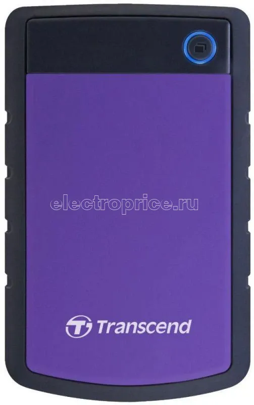 Фото Диск жесткий USB 3.0 4Tb TS4TSJ25H3P StoreJet 25H3 (5400rpm) 2.5дюйм фиолет. Transcend 1176536