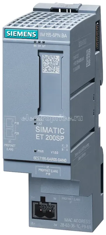 Фото Модуль интерфейсный IM155-6PN BASIC SIMATIC ET 200SP Siemens 6ES71556AR000AN0