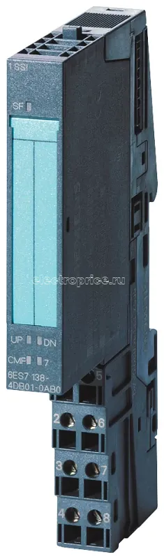 Фото Модуль электронный для ET 200S 1 SI последовательный интерфейс Siemens 6ES71384DF010AB0