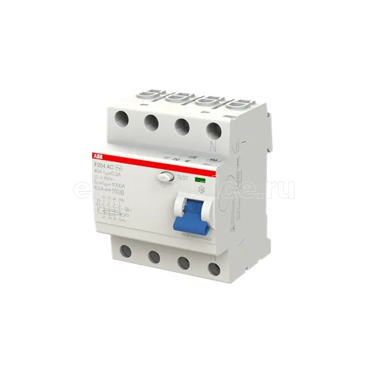 Фото УЗО 40А 2P 100мА AC 2CSB204001R2400 ABB DDA200