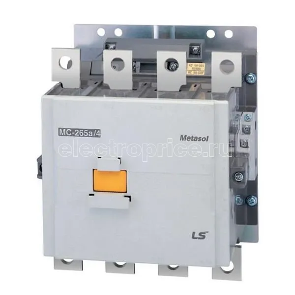 Фото Контактор 4-х полюсный Metasol MC-265a/4P 100-200В AC/DC 50/60Гц 2a2b Screw LS Electric 1369000600