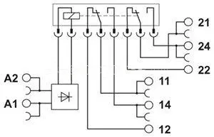 Фото Модуль релейный PLC-RSC-230UC/21-21 Phoenix Contact 2967099