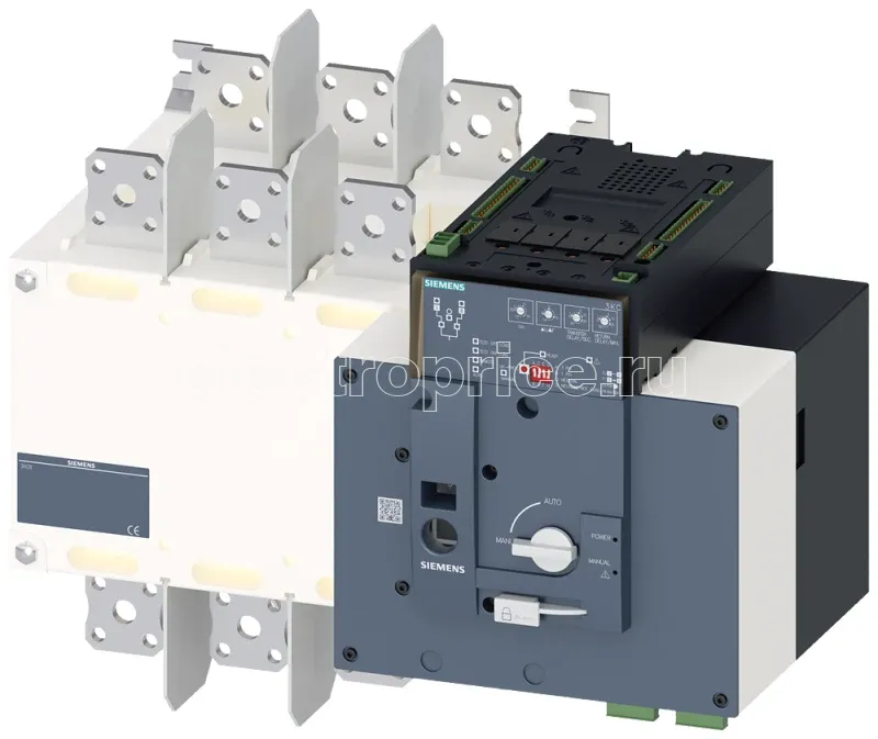 Фото Переключатель нагрузки автоматич. (ATSE) Ue: AC 415В Ith: 1000А 3-P 50/60Гц Siemens 3KC83500FA220GA3