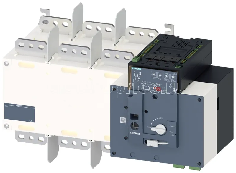 Фото Переключатель нагрузки автоматич. (ATSE) Ue: AC 415В Ith: 1600А 3-P 50/60Гц Siemens 3KC83540HA220GA3