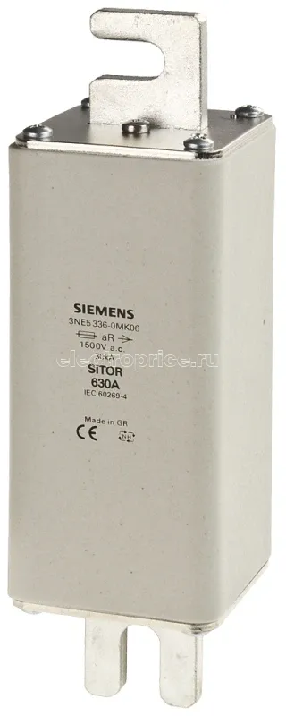 Фото Предохранитель SITOR для п/п защиты 40А GR 1500В AC/1000В DC Siemens 3NE53020MK06