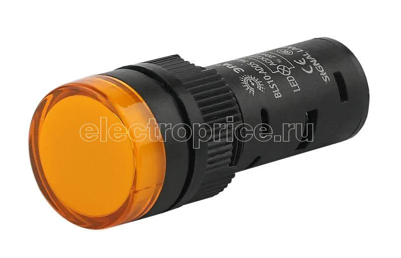 Фото Лампа AD16DS(LED) матрица 16мм желт. 24В AC/DC BLS10-ADDS-024-K05-16E ЭРА Б0045610