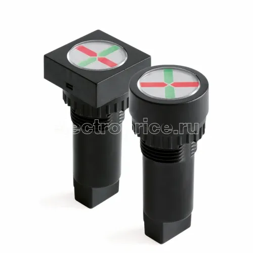 Фото Индикатор положения штекерное подкл. уст. размер 16/24 квад. красн./зел. 24В DKC AC4F12RG24