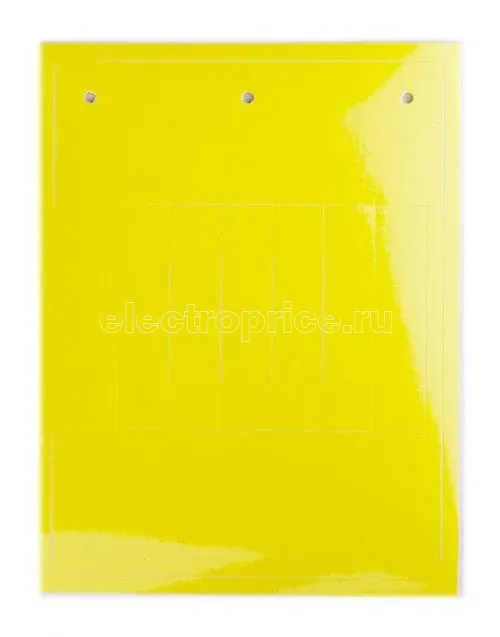 Фото Табличка эластичная клейкое основание винил желт. (уп.70шт) DKC TAF1567AY