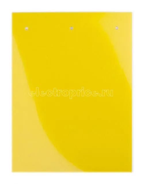 Фото Табличка полужесткая для маркировки оболочек клейкое основание ПВХ желт. (уп.30шт) DKC TASE3070AY