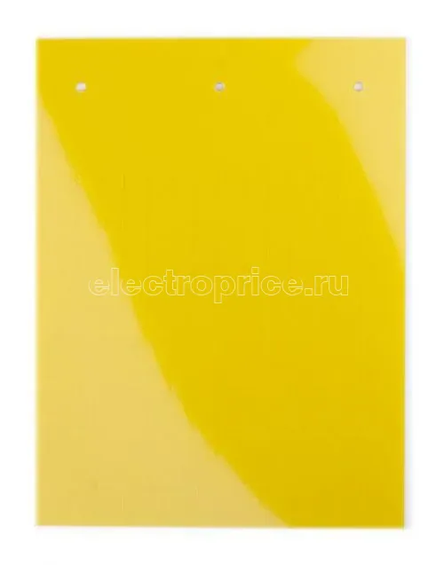 Фото Табличка полужесткая клейкое основание ПВХ-0.5 желт. (уп.600шт) DKC TAS207AY