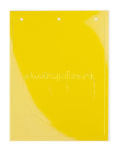 Фото Табличка полужесткая для маркировки кнопок аварийного останова ПВХ желт. (уп.10шт) DKC TAEM090Y