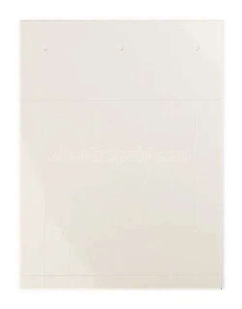 Фото Табличка полужесткая установка в держатель для маркировки мод. оборудования ПВХ-0.5 бел. (уп.60шт) DKC TAS10715W