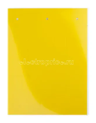 Фото Табличка полужесткая установка в держатель для маркировки мод. оборудования ПВХ-0.5 желт. (уп.60шт) DKC TAS10715Y
