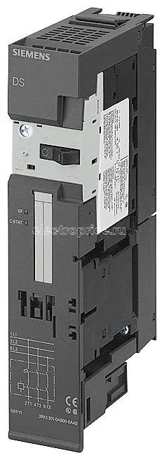 Фото Модуль SIMATIC DP ET 200S DS1-X: автомат+ неревер э/м контактор AC3 3.0кВт/~400В диапазон настройки защ. 5.5 … 8.0А расширение модулем управ. э/м тормозом ширина 45мм Siemens 3RK13011HB000AA2