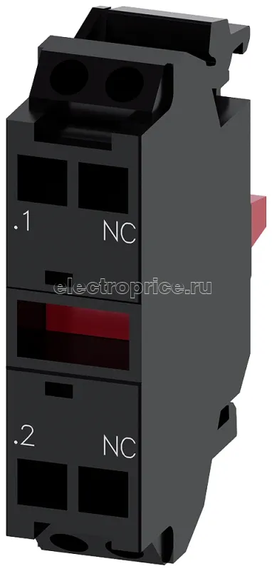 Фото Модуль контактный 1НЗ пружин. клеммы для монтажа на держателе актуатора Siemens 3SU14001AA103CA0